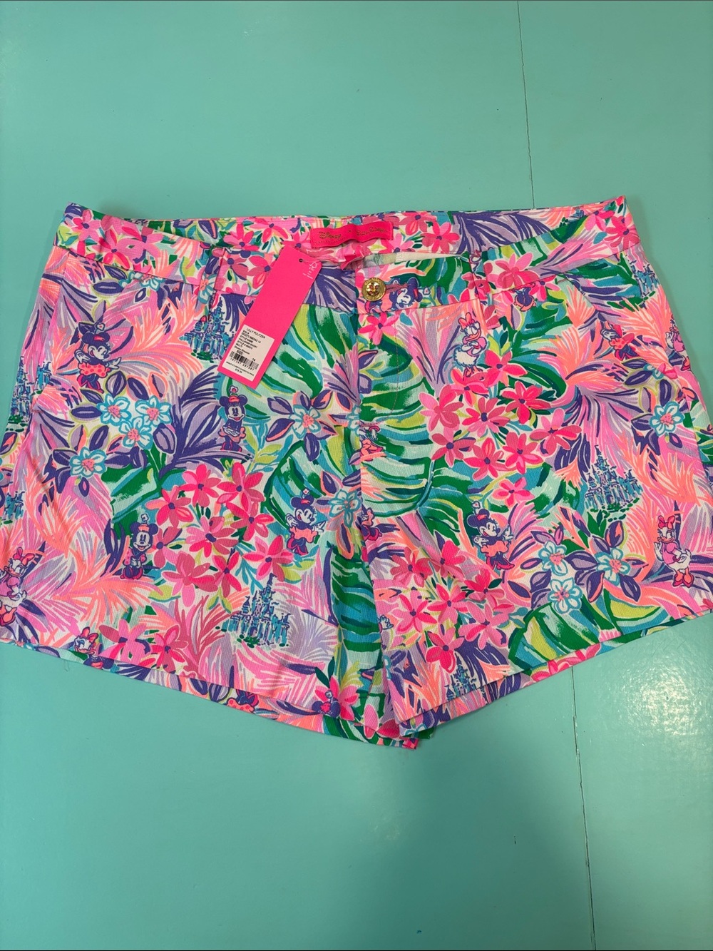 Lilly Pulitzer x Disney Dreamin Pink, Green & Purple Callahan Shorts